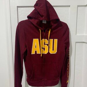 VS Pink ASU Arizona State Hoodie Sweatshirt Top Small S Sundevils